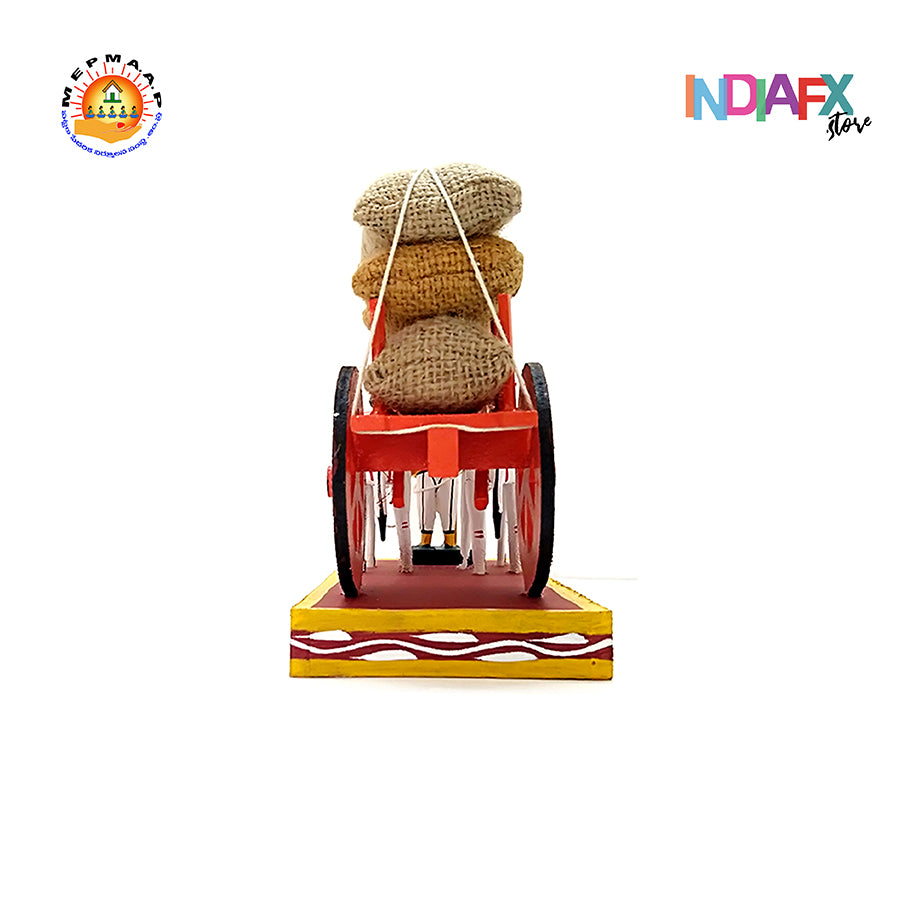 Handmade Kondapalli Bullock Cart | Traditional Indian Toy