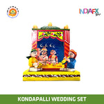 Indiafx Hand Crafted - Kondapalli Toy - Beautiful Marriage Mandapam