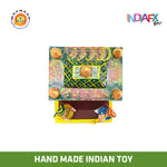 Indiafx Hand Crafted - Kondapalli Toy - Beautiful Marriage Mandapam