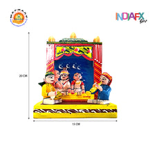 Indiafx Hand Crafted - Kondapalli Toy - Beautiful Marriage Mandapam