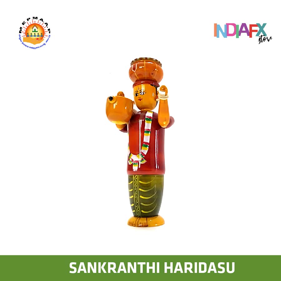 Indiafx Etikoppaka Haridasu / Sankranthi Haridasu - Festival Gift / Dasara Golu