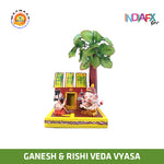 Handmade Kondapalli Ganapati and Muni Rishi  Showpiece For Home Decor
