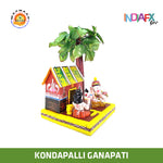 Handmade Kondapalli Ganapati and Muni Rishi  Showpiece For Home Decor