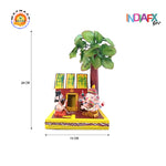 Handmade Kondapalli Ganapati and Muni Rishi  Showpiece For Home Decor