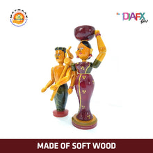 Indiafx Etikoppaka Farming Couple | Hand Crafted By APMEPMA