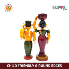 Indiafx Etikoppaka Farming Couple | Hand Crafted By APMEPMA