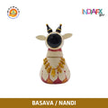 Indiafx Basava / Nandi / Cow - Statue or Toy. Handmade in Etikoppaka Style