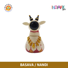 Indiafx Basava / Nandi / Cow - Statue or Toy. Handmade in Etikoppaka Style