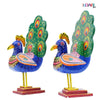 IndiaFx Handcrafted Kondapalli Pecock Set