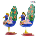 IndiaFx Handcrafted Kondapalli Pecock Set