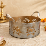 Lotus Basket with Handles – Shagun & Fruit Tray