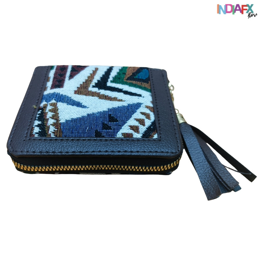IndiaFx Everyday Chic Jacquard Wallet | Handmade with Love