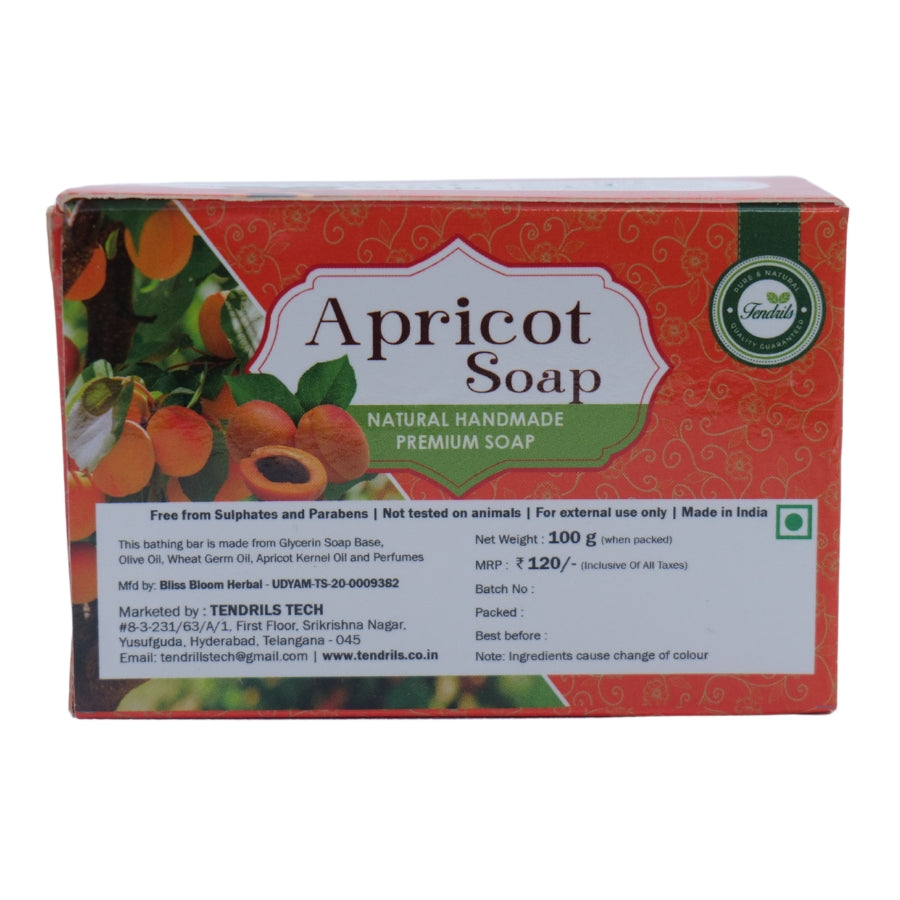 🍑 Luxurious Apricot Handmade Soap 🌿 – 100g