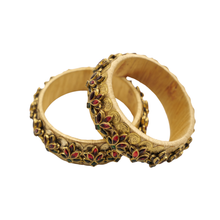 Kasu Bangles Set Traditional Temple Jewelry