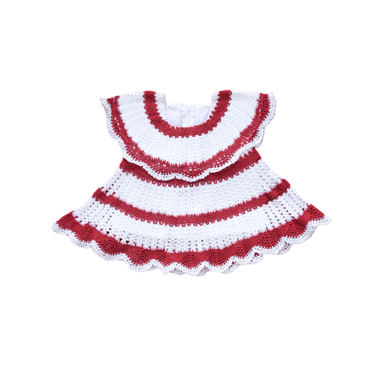 Crochet Lace Kids Dress 👗✨ Handmade Baby Girl Dress