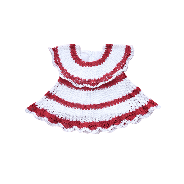 Crochet Lace Kids Dress 👗✨ Handmade Baby Girl Dress