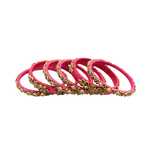 Kundan Thread Bangles Set (6) Designer Ethnic Bangles