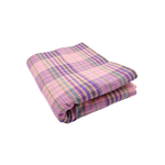 Handwoven Cotton Double Bedsheet – Jail-Made Checked Pattern (Soft & Durable)