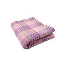Handwoven Cotton Double Bedsheet – Jail-Made Checked Pattern (Soft & Durable)