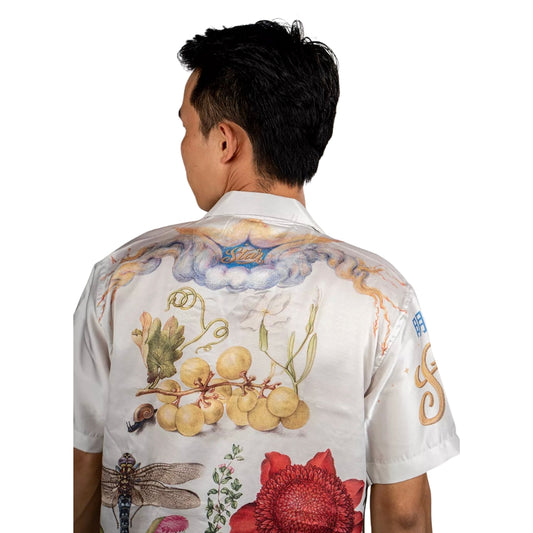 Off-White Satin Dream Shirt – Vintage Vibes