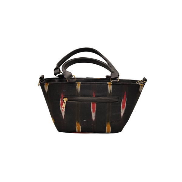 Handcrafted Ikat Handle Bag 💛🌿 Stylish & Compact