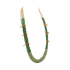 Green Beads Long Haram 💚✨ Multi-Layer Ethnic Necklace
