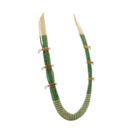 Green Beads Long Haram 💚✨ Multi-Layer Ethnic Necklace