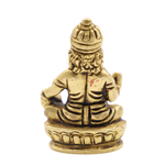 Pembarthy Brass Kuberudu Idol Small Handcrafted Divine Decor