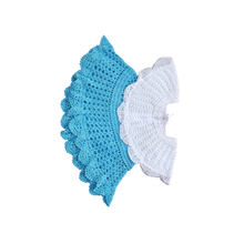 Crochet Lace Kids Dress 👗💙 Handmade Baby Girl Dress