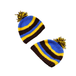 Handmade Woolen Baby Cap Colorful Striped Winter Hat