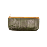 Compact Leather Zip Pouch | Mini Organizer Bag