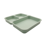 Wheatgrass Tiffin Plate Eco Divided Plate for Everyday Meals