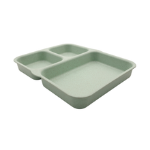Wheatgrass Tiffin Plate Eco Divided Plate for Everyday Meals