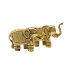 Elephant Figurine Set Traditional Decorative Showpieces