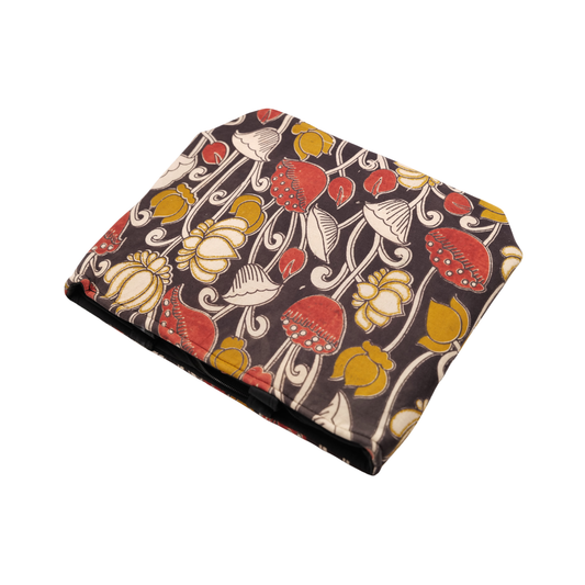 Kalamkari Cotton Hand Bag – Medium Size Floral Print Everyday Tote