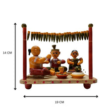 Indiafx Hand Crafted - Etikoppaka Toy - Beautiful Marriage Mandapam