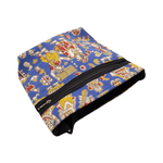 Kalamkari Cotton Sling Bag – Blue Traditional Print Crossbody Bag