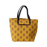 Latest hand block printed cotton fabric shopping bag with 3 combo set for bag