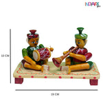 Handcrafted Etikoppaka Band Melam Decorative Showpiece