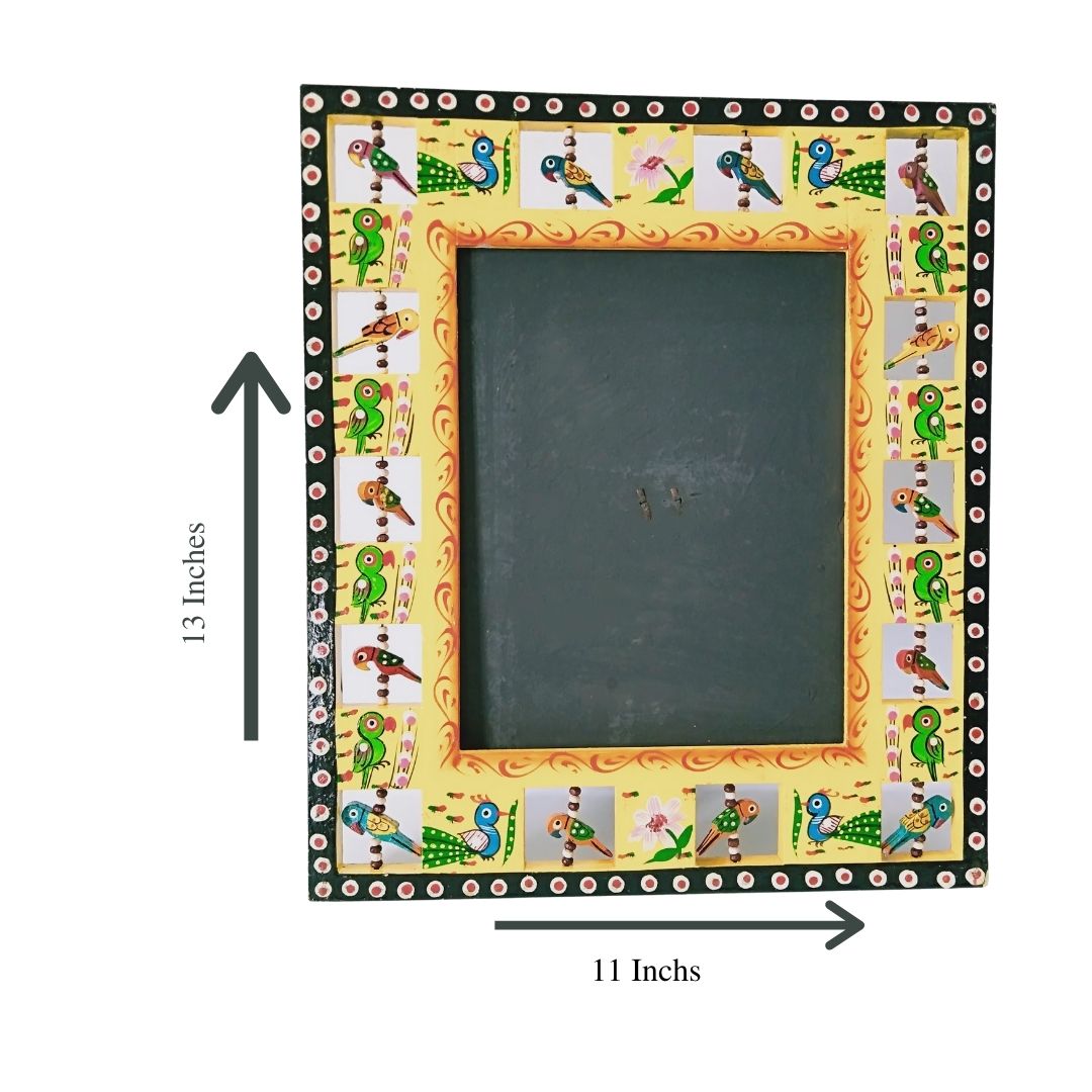 Wooden Photo / Picture Frame Hand Made by Artisan of Kondapalli - Wall / Table