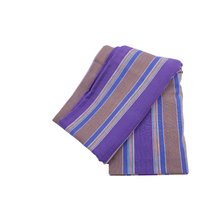 Handwoven Cotton Single Bedsheet – Jail-Made Striped Design (Soft & Breathable)