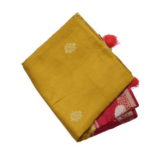 Silk Crepe Saree | Royal Festive Elegance
