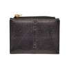 Premium Unisex Leather Wallet Zip Closure Everyday Wallet