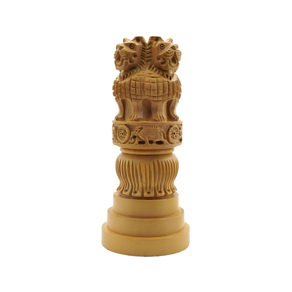 Handmade Ashoka Pillar Replica Artistic Indian Heritage Decor