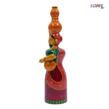 GI Certified Etikoppaka Rajasthan Lady Standing Handcrafted