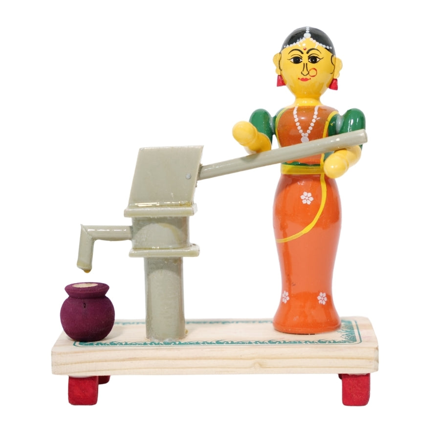 Traditional Etikoppaka Doll – Artisan Crafted Beauty