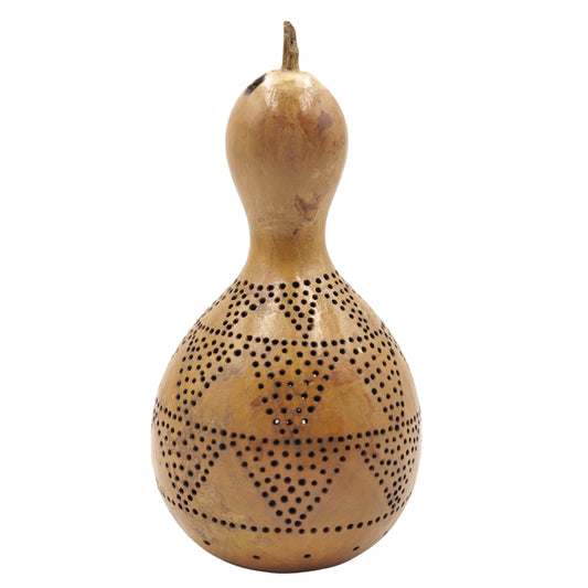 Handmade Bottle Gourd Lamp Rustic Eco-Friendly Lighting Decor