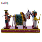 Handcrafted Kondapalli Sankranti Gangireddu Wooden Showpiece – Artisan Heritage Decor