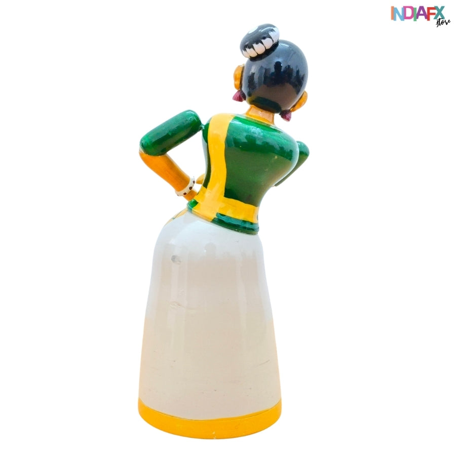 Kerala Natya Queen| Handcrafted Etikoppaka Showpiece