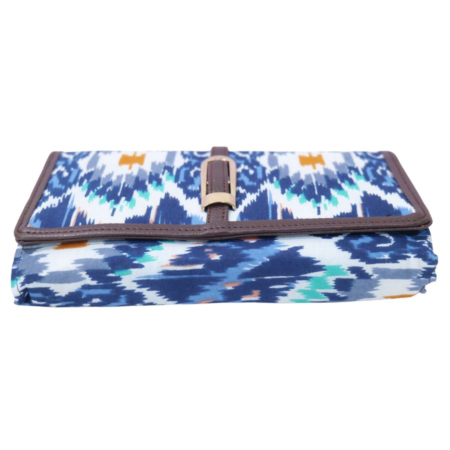 Handmade Ikkat Wallet for Women (20 cm) – Authentic Handloom Purse